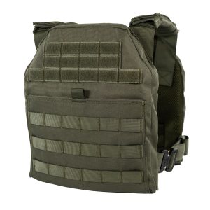 0331 Tactical Rift Plate Carrier Ranger Green Front Angle