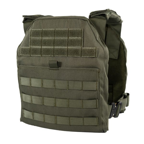 0331 Tactical Rift Plate Carrier Ranger Green Front Angle